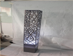 四方柱形亞克力鏤空燈箱