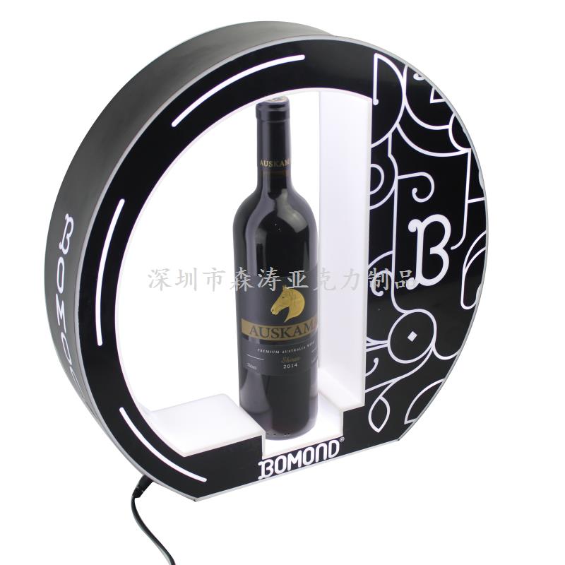 亞克力酒水展示架制品|工廠|廠家|加工定制-森濤亞克力