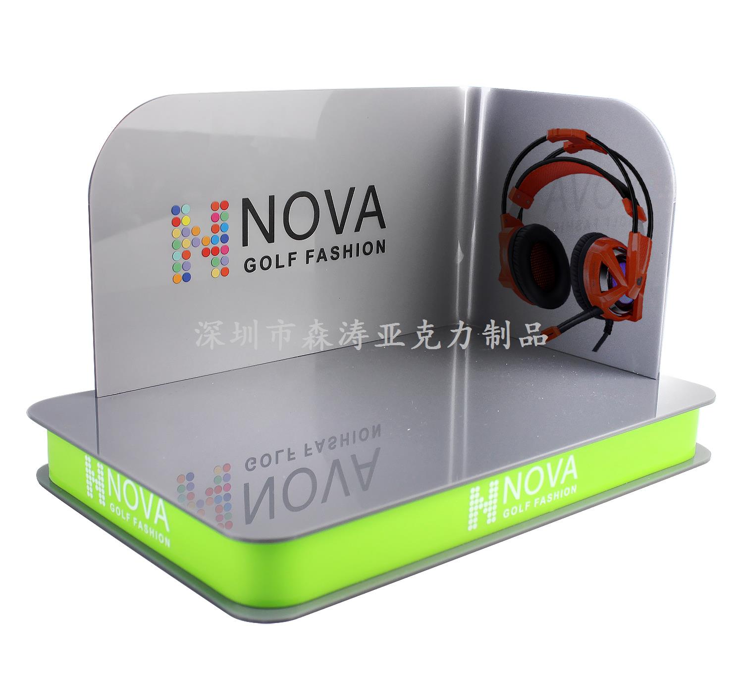 亞克力耳機(jī)展示架制品|工廠|廠家加工|定制價(jià)格-森濤亞克力