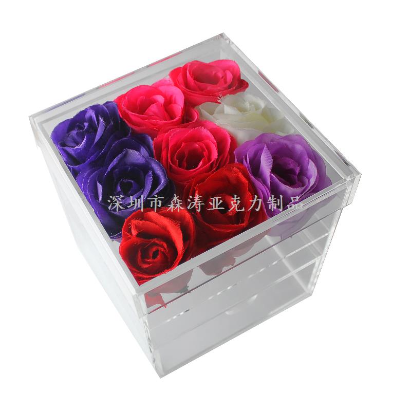 瑞昌亞克力收納盒|立牌|工廠廠家加工定制--森濤亞克力制品