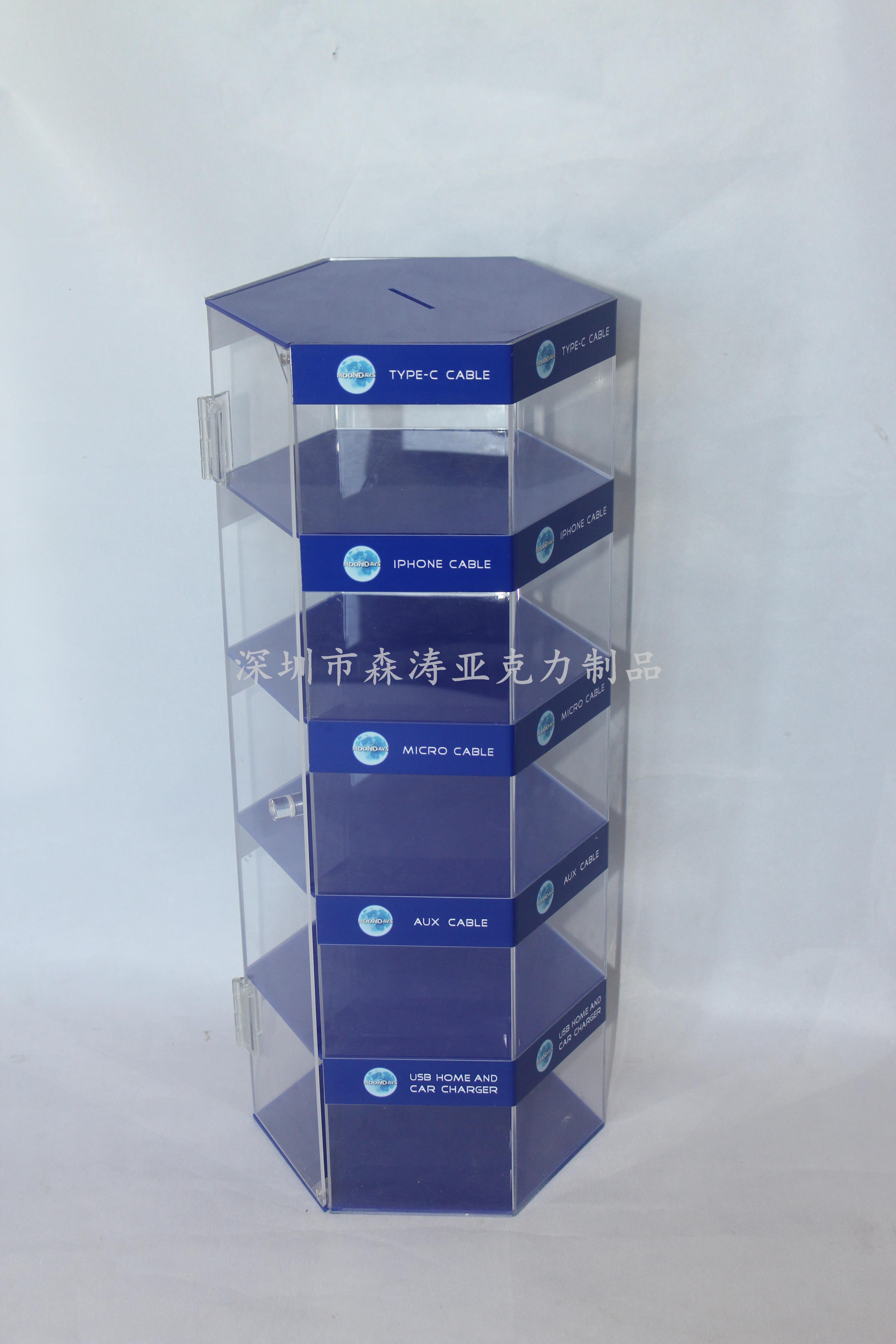 亞克力珠寶展示柜廠家|工廠加工定制-深圳森濤亞克力制品