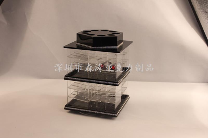 亞克力旋轉(zhuǎn)展示架廠家加工|定制價格-森濤亞克力制品