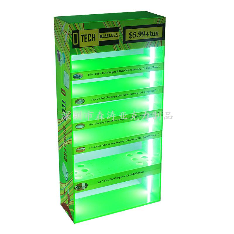 亞克力多層展示架廠家加工|定制價格-森濤亞克力制品