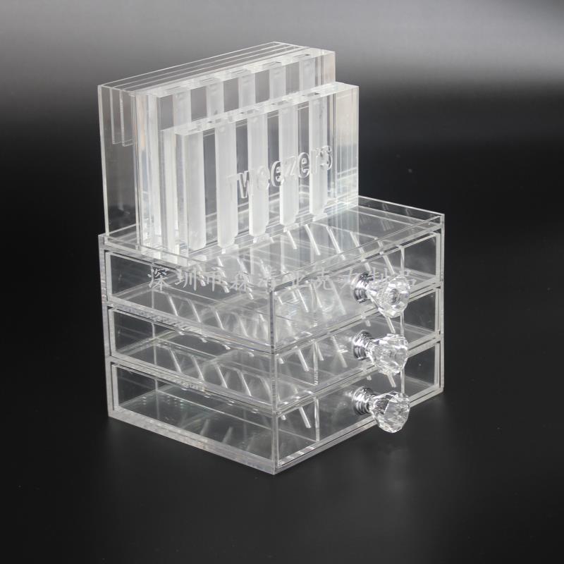 亞克力透明化妝品收納盒 亞克力電腦盒子