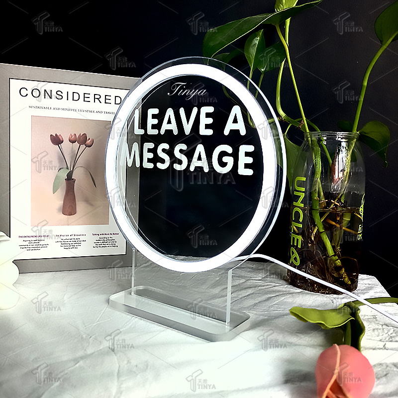 點(diǎn)亮你的桌面 - 亞克力DIY LED臺(tái)卡，創(chuàng)意與實(shí)用并存