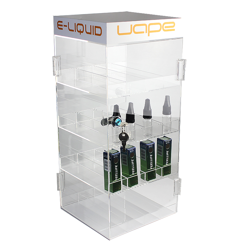 四層亞克力透明香煙展示架