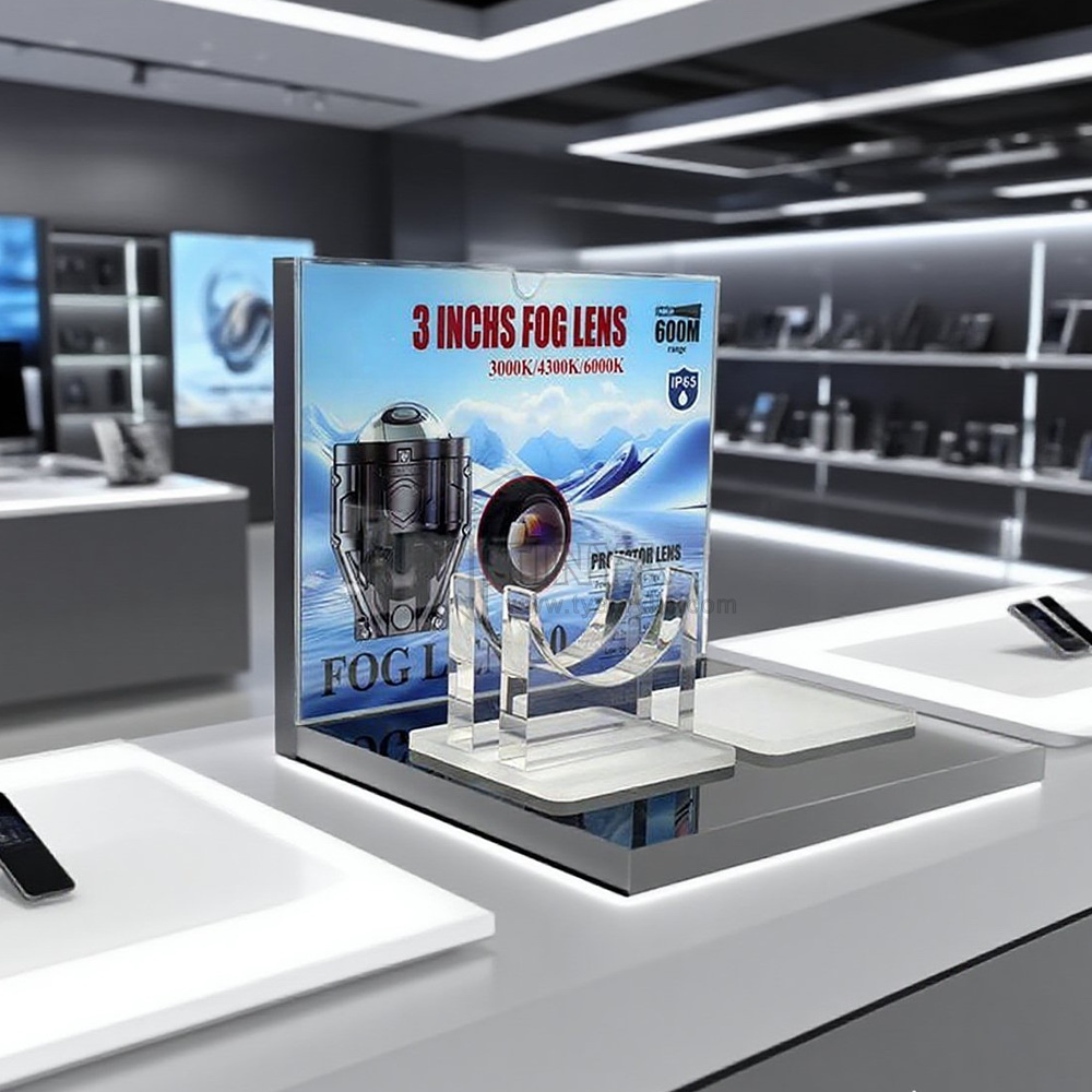 森濤亞克力展示架：定制化設計，點亮展會與店鋪的每一處高光