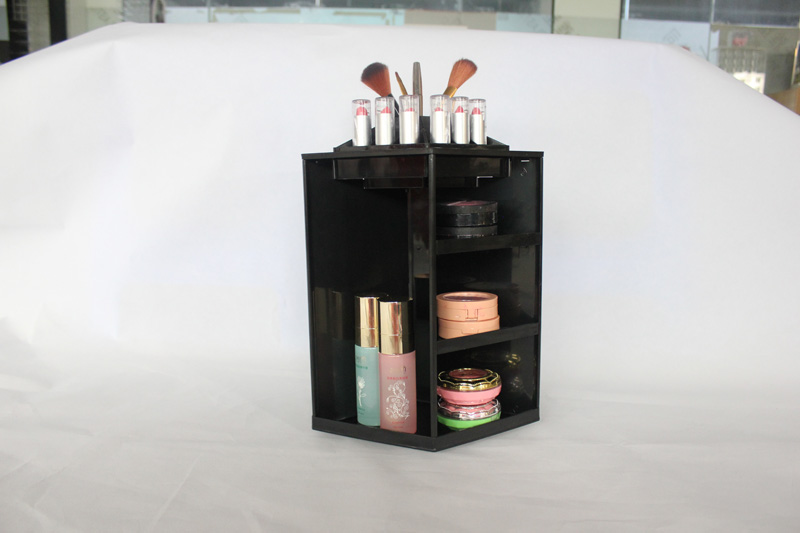 旋轉亞克力化妝品收納盒
