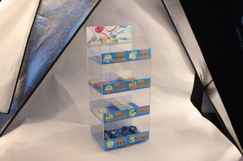 亞克力旋轉展示柜