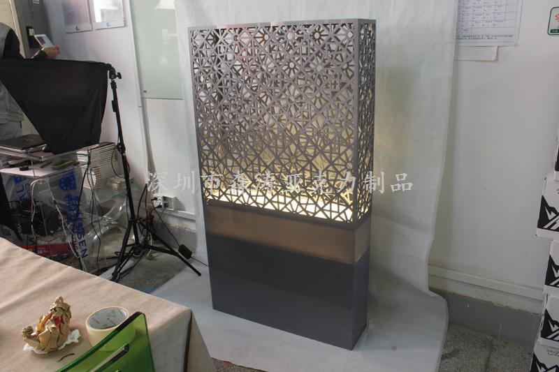 室內(nèi)亞克力鏤空燈箱