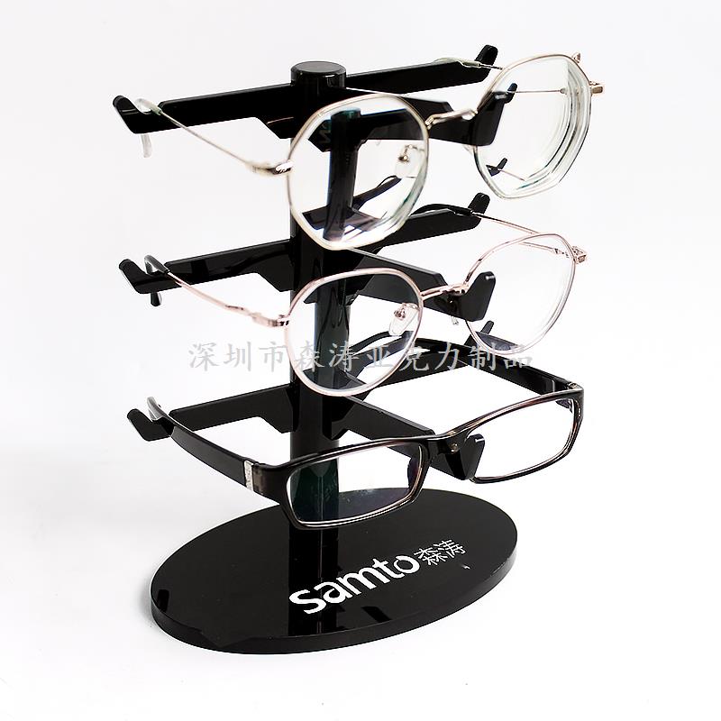 黑色亞克力眼鏡展示架