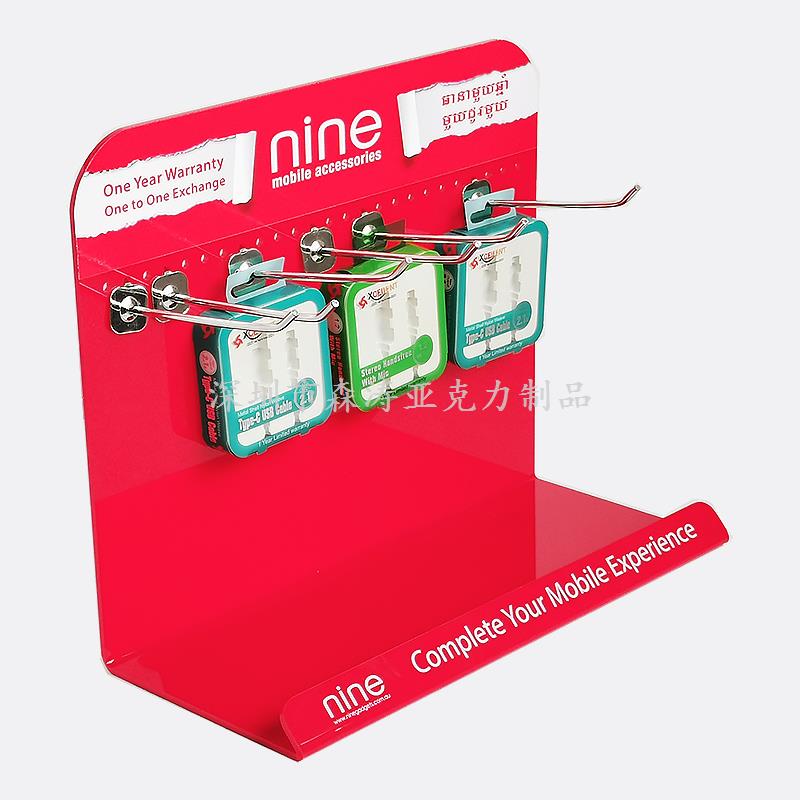 簡易電子配件展示架