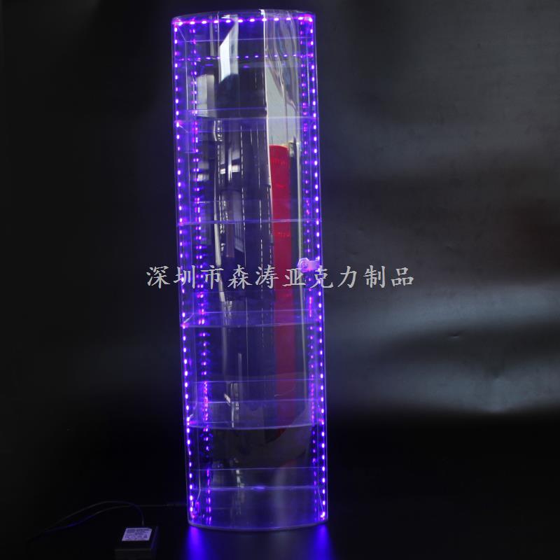 帶遙控器七彩燈數碼配件架