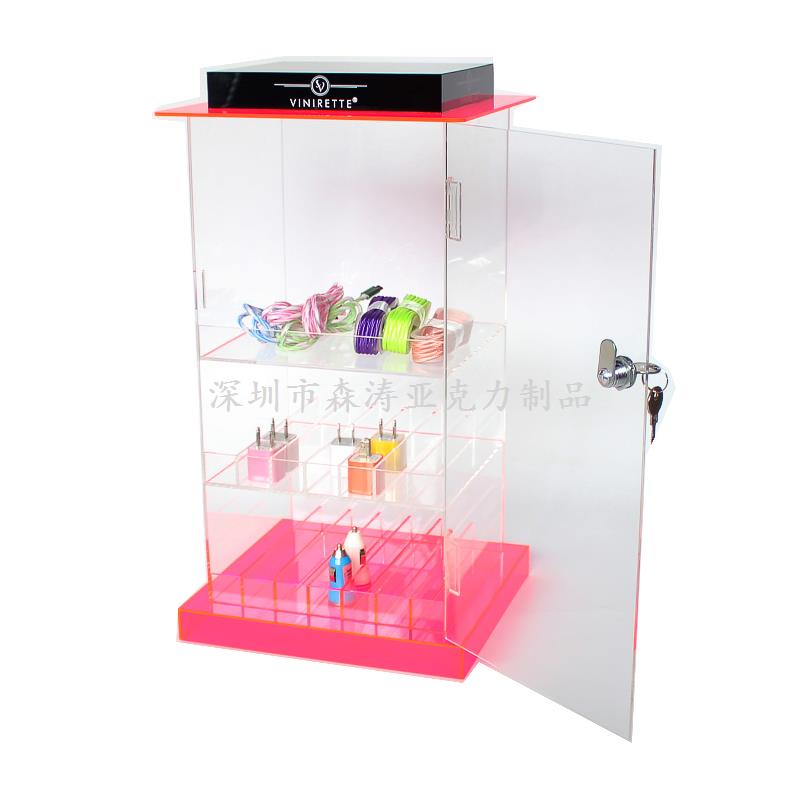 3層帶門亞克力展示柜