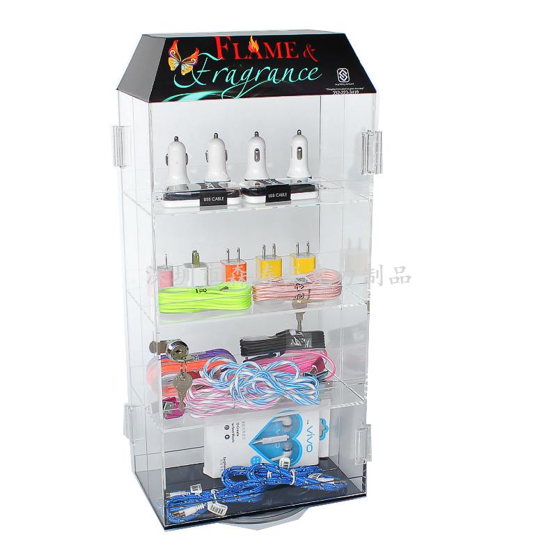 雙門四層亞克力展示柜