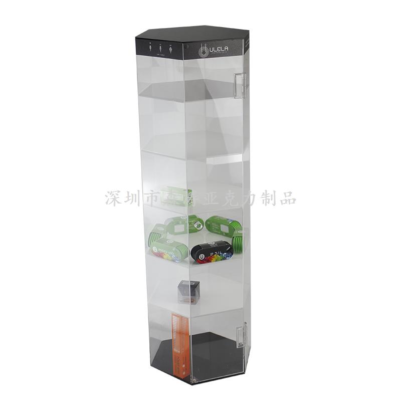 展柜上面的亞克力燈箱
