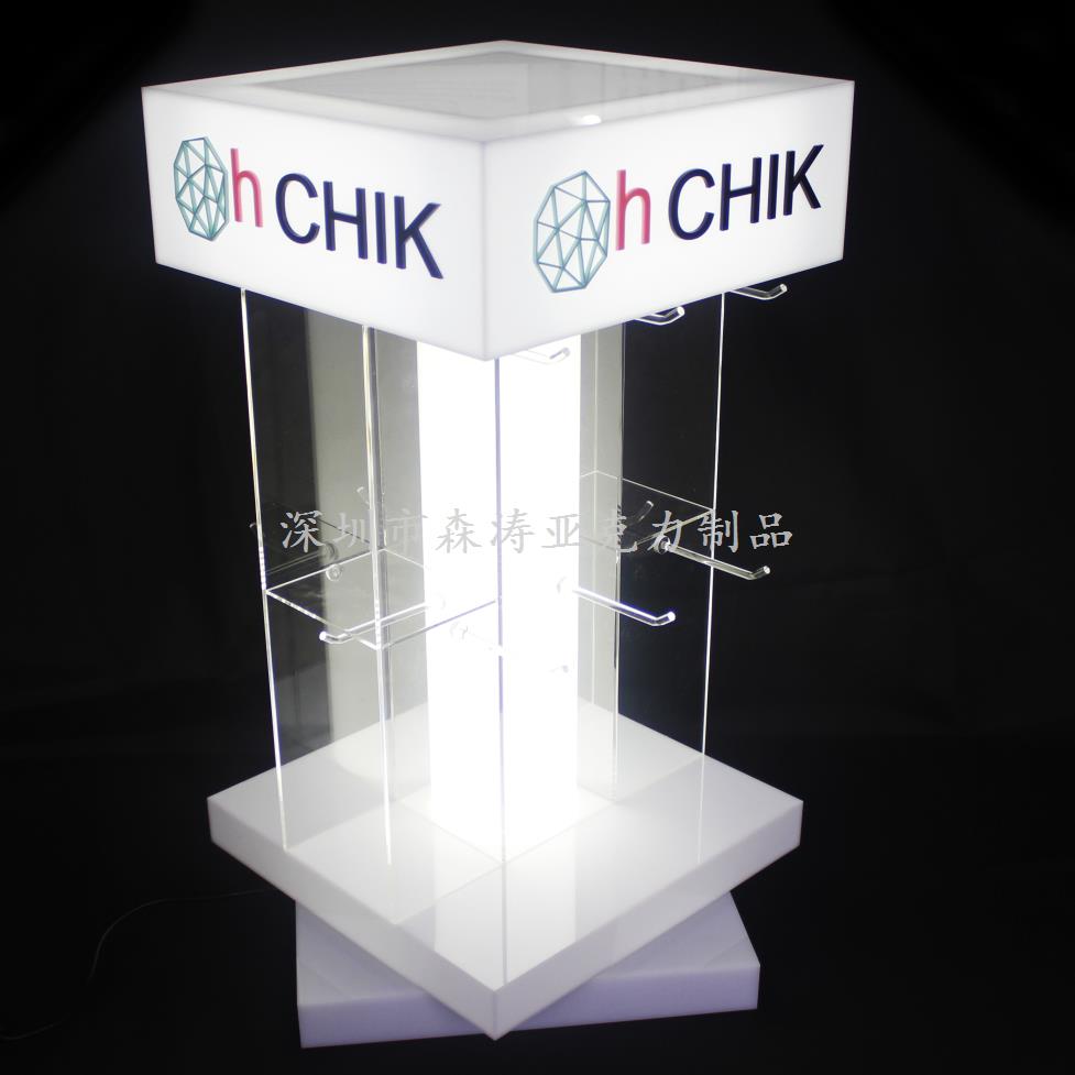亞克力旋轉(zhuǎn)展示柜 