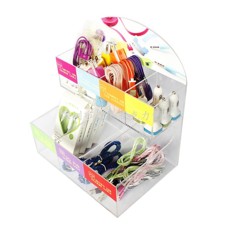 雙層配件亞克力展示盒