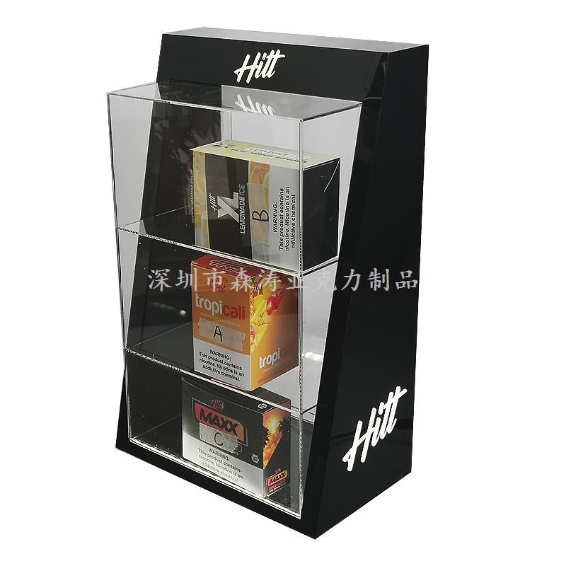 HITT三層電子煙具亞克力展示柜
