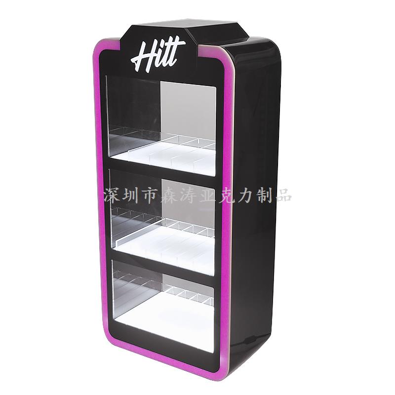 HITT圓形電子煙具亞克力展示柜