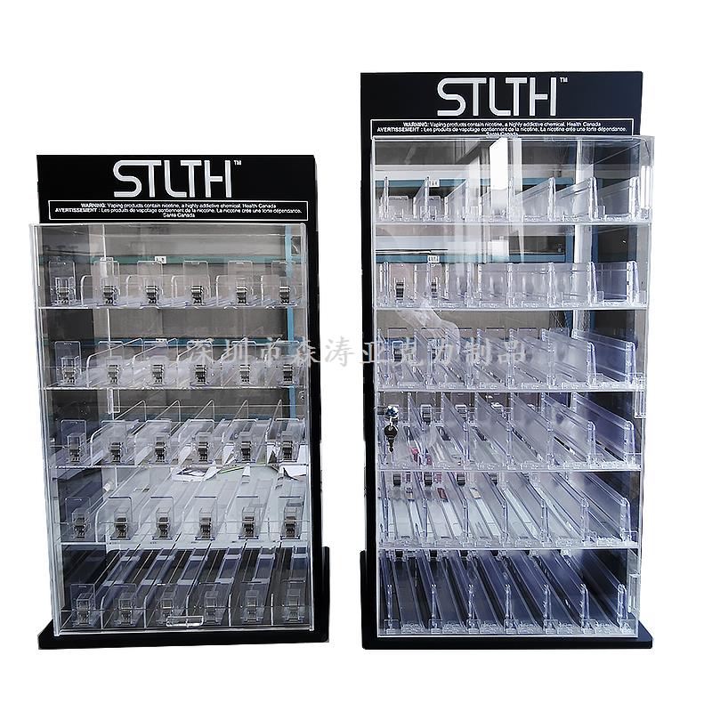 STLTH6層電子煙具亞克力展示柜
