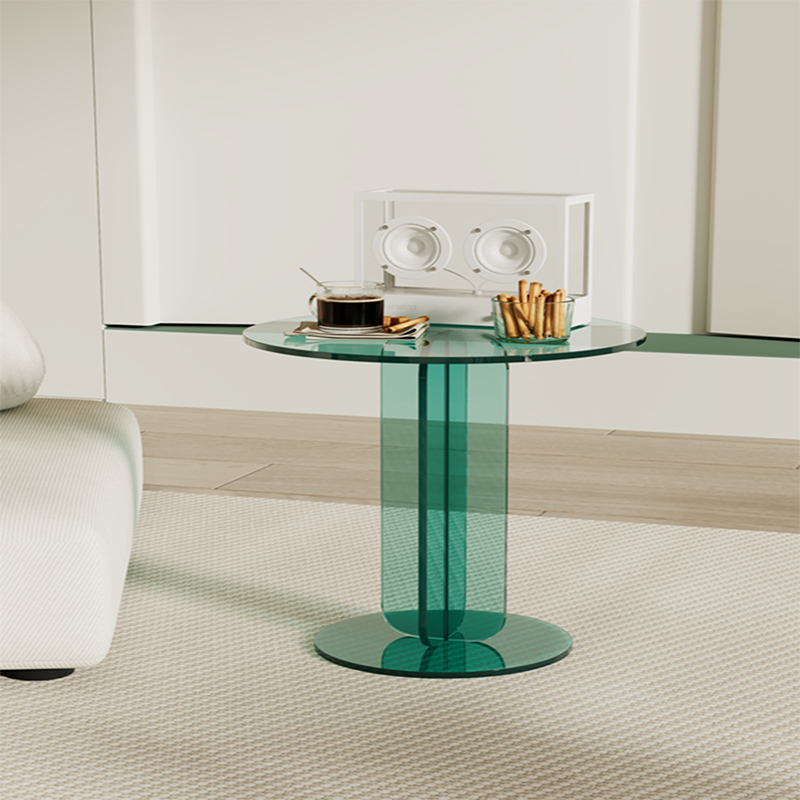 深圳工廠定制亞克力圓桌 ins風(fēng)亞克力家具 亞克力洽談桌 亞克力會議桌